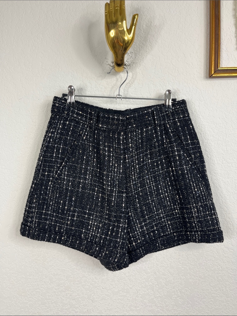 The Kooples Blade Tweed Shorts